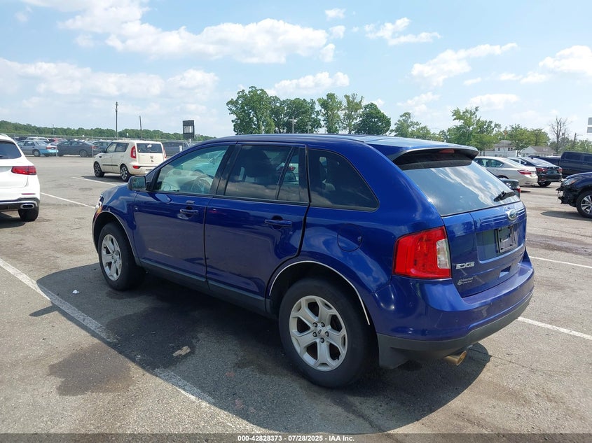 Vin: 2fmdk3jc3dba32396, lot: 43321900, ford edge sel 20133