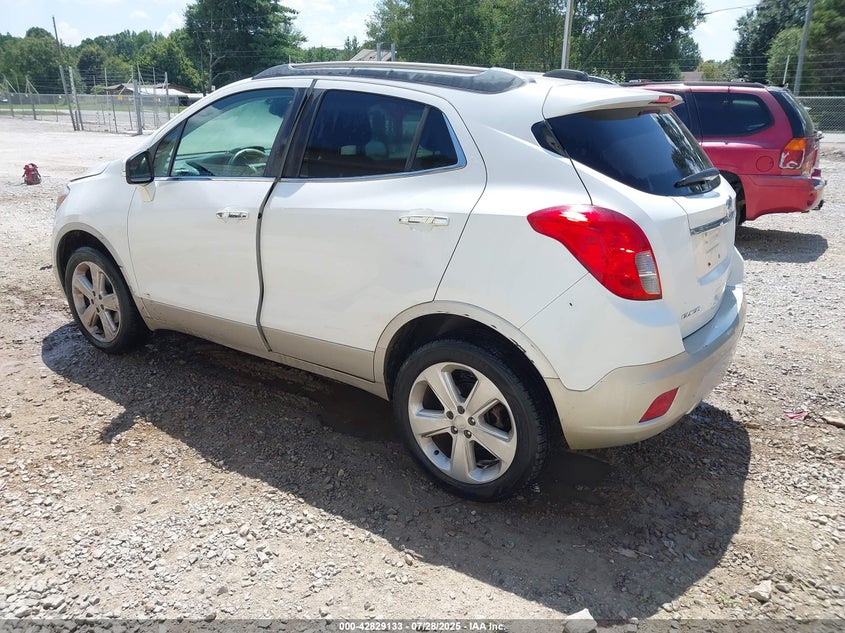 Vin: kl4cjgsbxgb516909, lot: 43322660, buick encore leather 20163