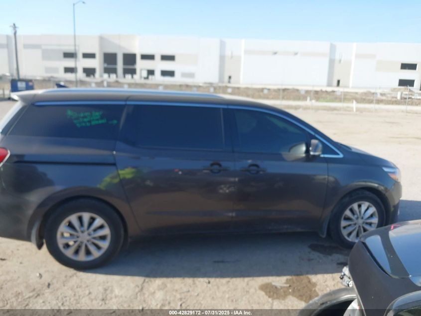 2017 Kia Sedona Ex VIN: KNDMC5C17H6256932 Lot: 42829172