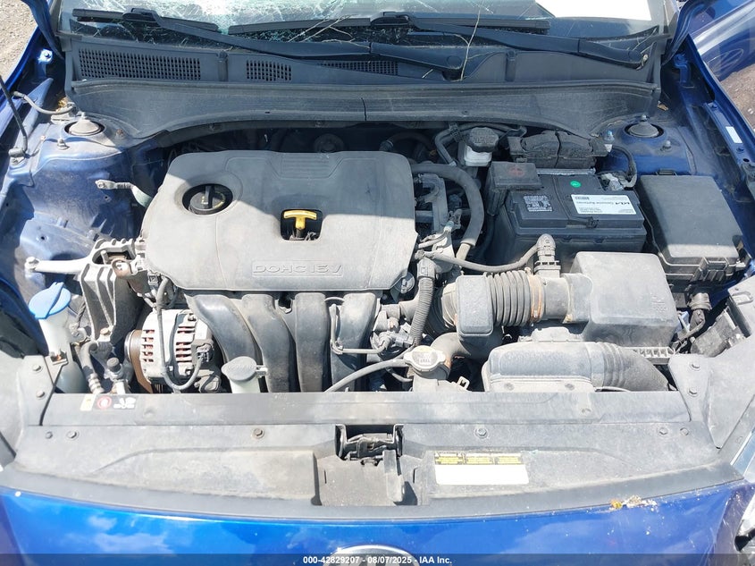 2019 Kia Forte 2.0 Lxs Blue Lot 111042829207 Vin 3KPF24AD0KE008848