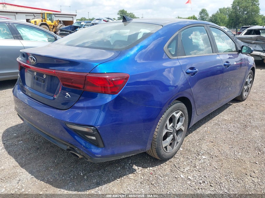 2019 Kia Forte 2.0 Lxs Blue Lot 111042829207 Vin 3KPF24AD0KE008848