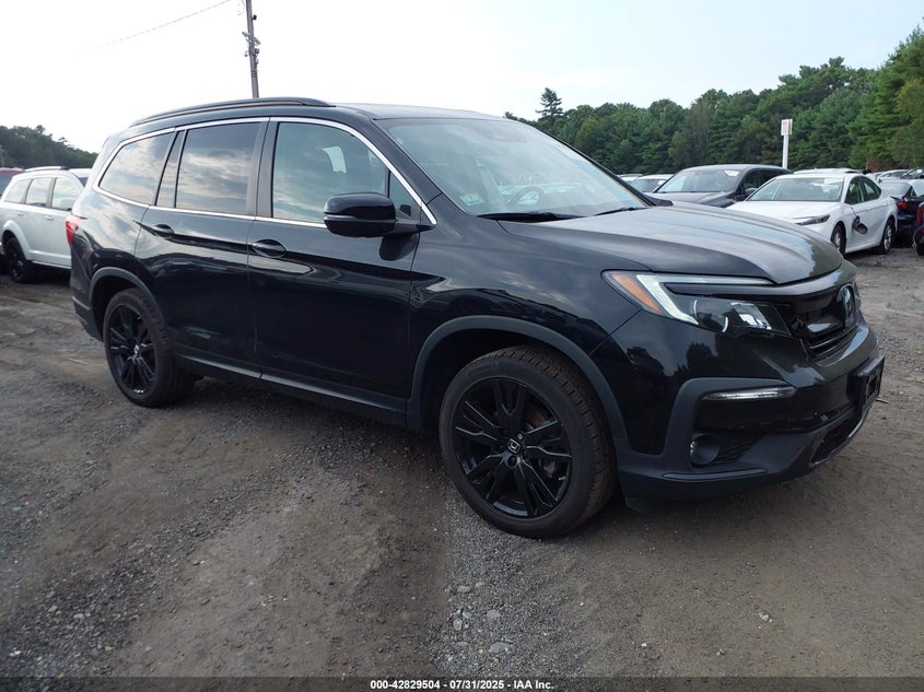 Vin: 5fnyf6h23mb086020, lot: 43323035, honda pilot awd special edition 20213