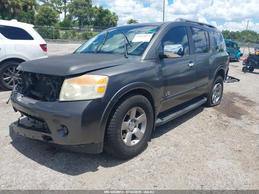 2008 Nissan Armada Se VIN: 5N1BA08D78N622912 Lot: 42829613