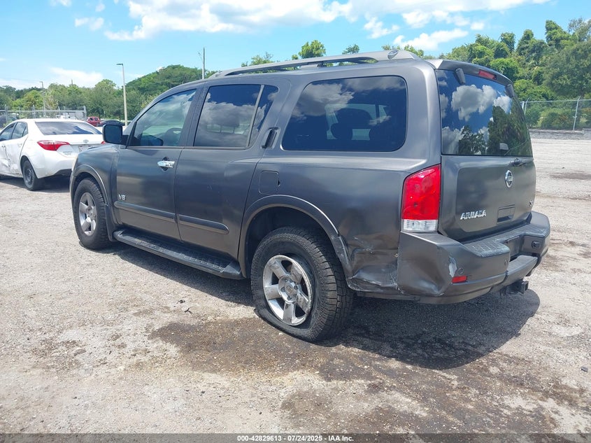 2008 Nissan Armada Se VIN: 5N1BA08D78N622912 Lot: 42829613