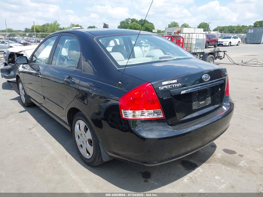 2009 Kia Spectra Ex VIN: KNAFE221495595896 Lot: 42829904