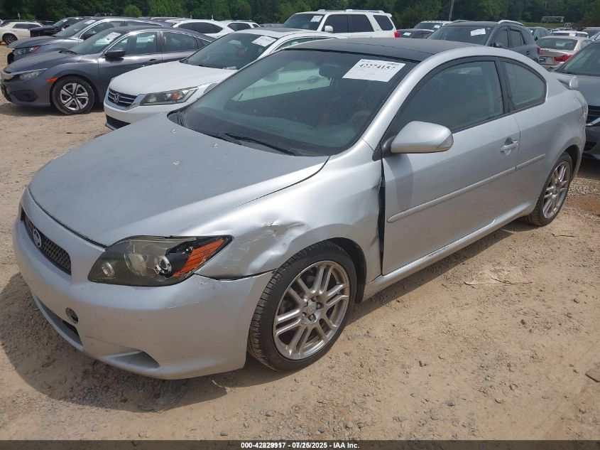 2008 Scion Tc silver coupe gasoline JTKDE167680232099 photo #3
