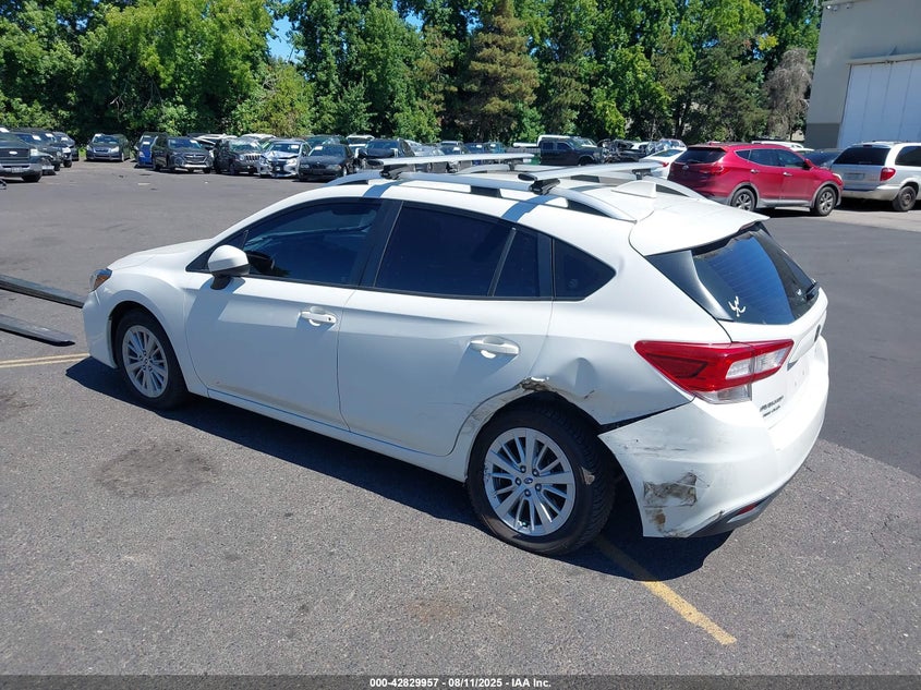Vin: 4s3gtad63h3722518, lot: 43323484, subaru impreza 2.0i premium 20173