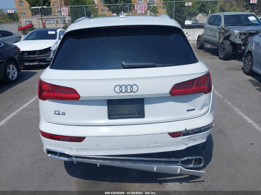 2020 Audi Q5 Premium 55 Tfsi E Quattro S Tronic VIN: WA1G2AFY9L2068103 Lot: 42830269