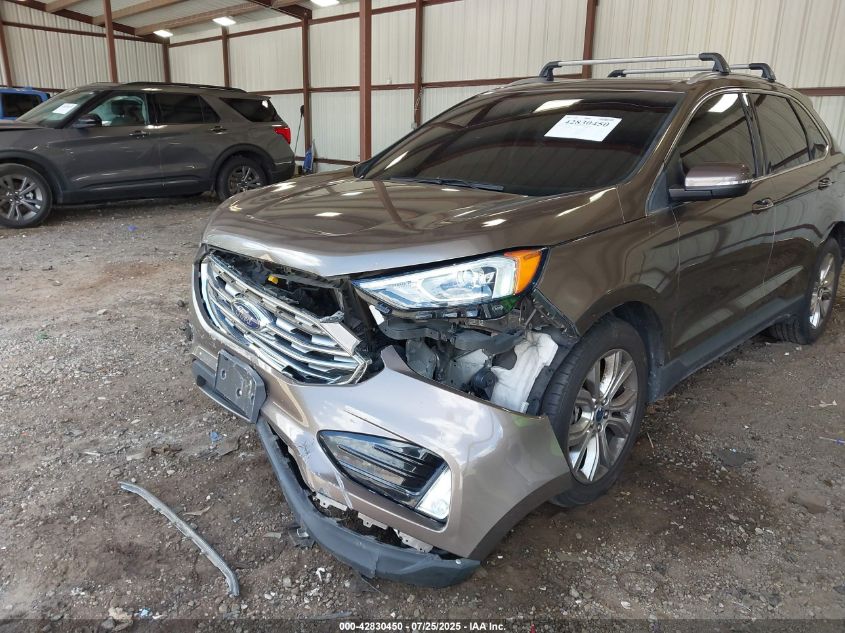 2019 Ford Edge Titanium VIN: 2FMPK4K98KBB53184 Lot: 42830450