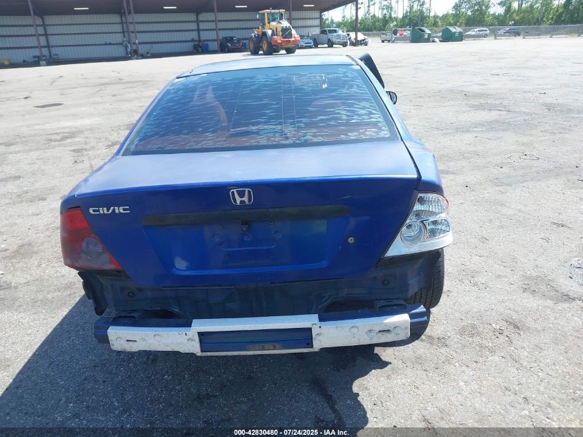 2005 Honda Civic Vp VIN: 1HGEM21115L074323 Lot: 42830480