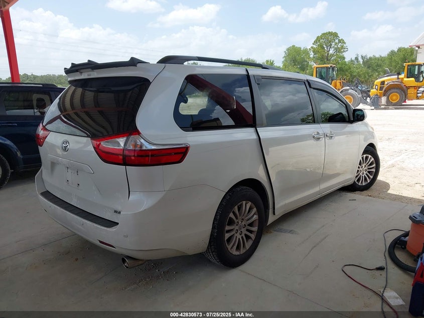 2017 TOYOTA SIENNA XLE 8 PASSENGER - 5TDYZ3DC7HS876605