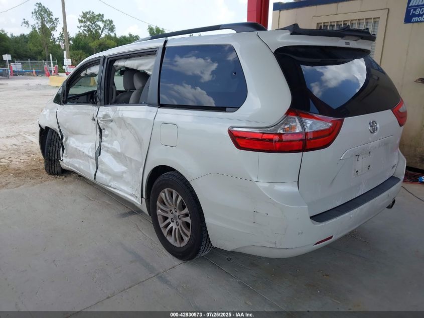 2017 TOYOTA SIENNA XLE 8 PASSENGER - 5TDYZ3DC7HS876605
