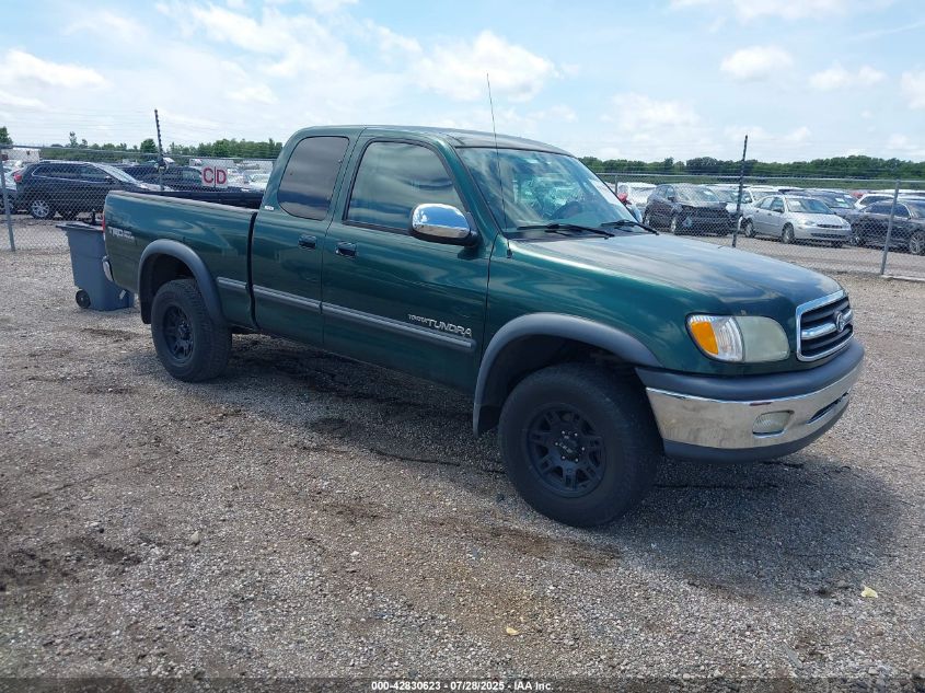 2002 Toyota Tundra Sr5 V8 VIN: 5TBBT44112S313545 Lot: 42830623