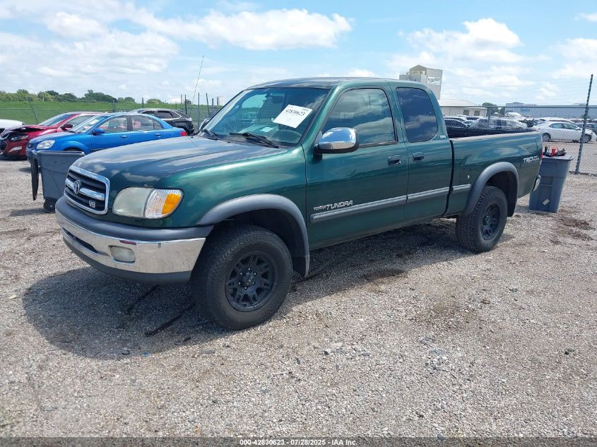 2002 Toyota Tundra Sr5 V8 VIN: 5TBBT44112S313545 Lot: 42830623