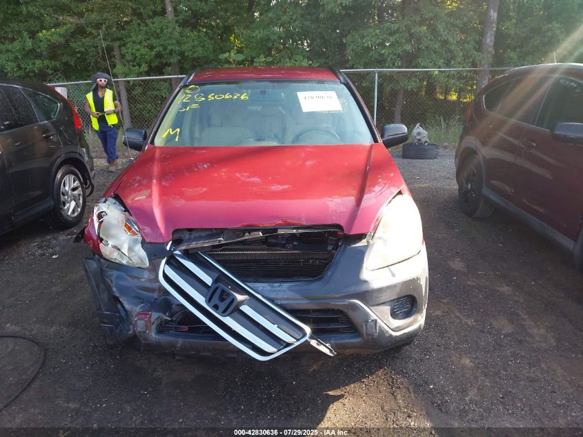 2006 Honda Cr-V Lx VIN: SHSRD68546U409653 Lot: 42830636