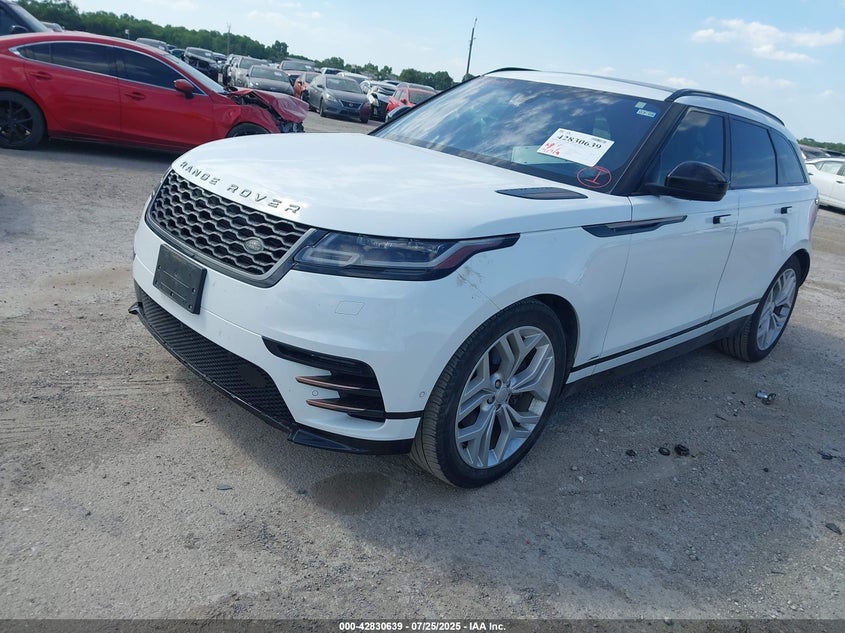 Vin: salyl2rv3ja721017, lot: 43324166, land rover range rover velar r-dynamic se 20182