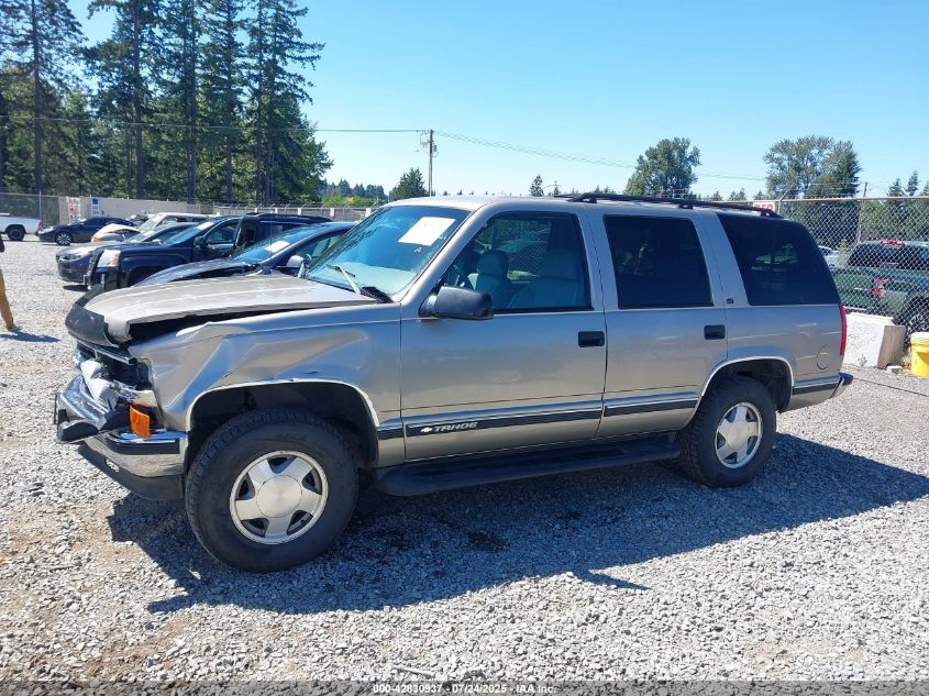 1999 Chevrolet Tahoe Ls VIN: 1GNEK13R8XR101882 Lot: 42830937