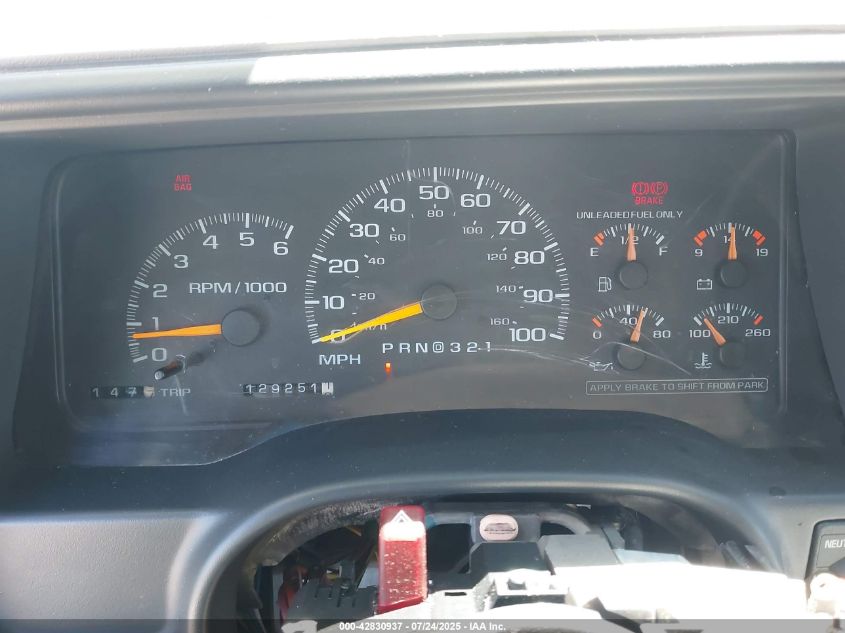 1999 Chevrolet Tahoe Ls VIN: 1GNEK13R8XR101882 Lot: 42830937