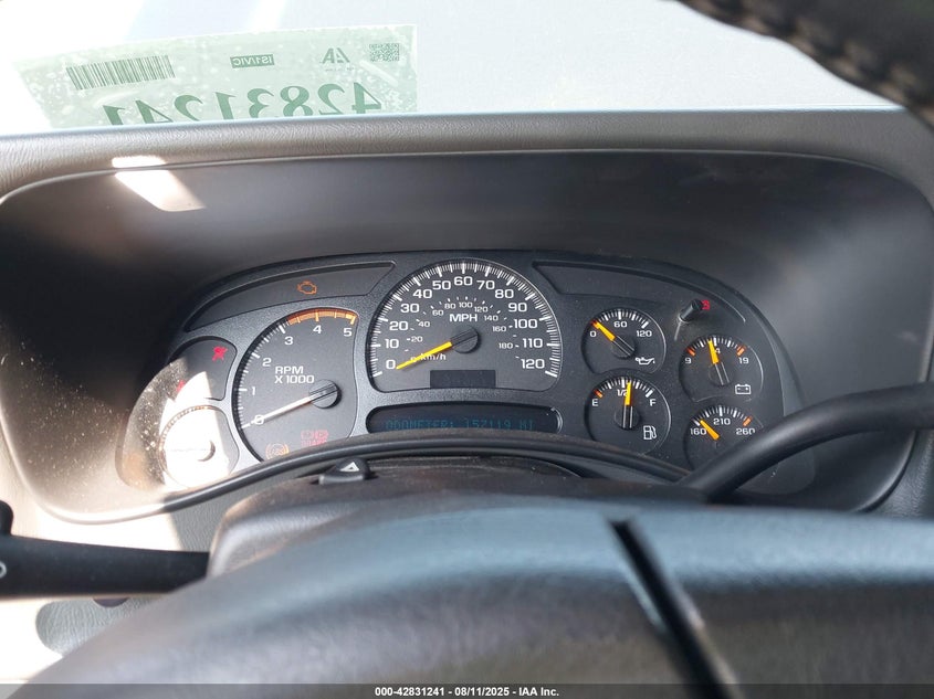 2005 Chevrolet Silverado 2500Hd Ls VIN: 1GCHK23275F952715 Lot: 42831241