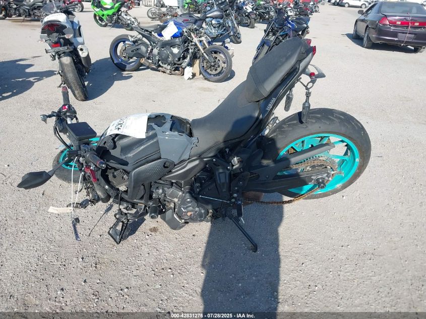 2023 Yamaha Mt07 VIN: JYARM32EXPA007477 Lot: 42831276
