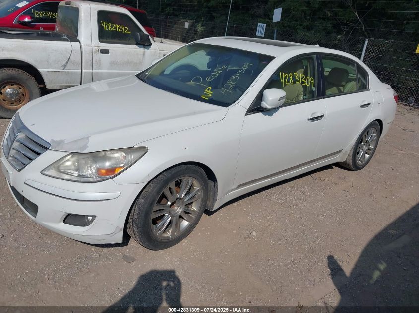 2011 Hyundai Genesis 4.6 VIN: KMHGC4DF3BU128252 Lot: 42831309