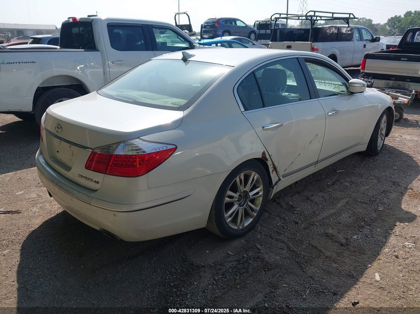 2011 Hyundai Genesis 4.6 VIN: KMHGC4DF3BU128252 Lot: 42831309