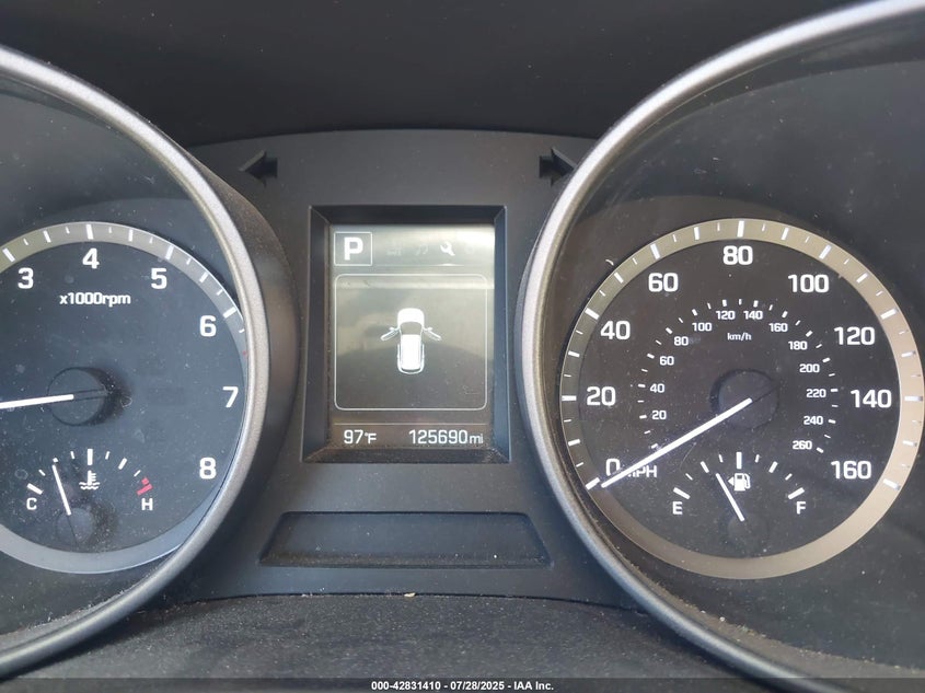 VIN 5XYZT3LB4HG404034 2017 HYUNDAI SANTA FE SPORT 2.4L