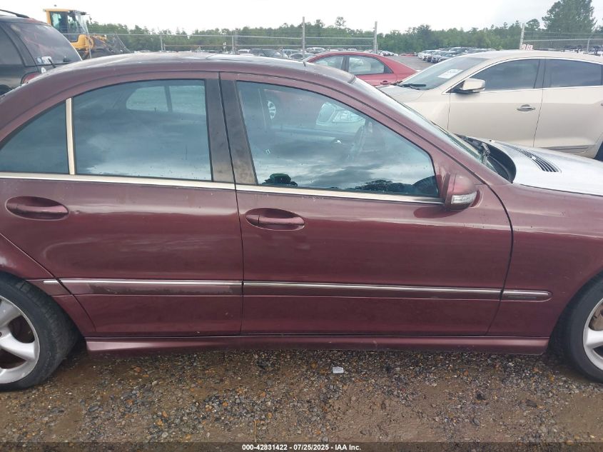 2006 Mercedes-Benz C 230 Sport VIN: WDBRF52H96A909801 Lot: 42831422