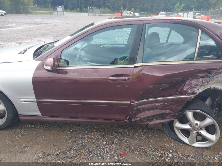 2006 Mercedes-Benz C 230 Sport VIN: WDBRF52H96A909801 Lot: 42831422