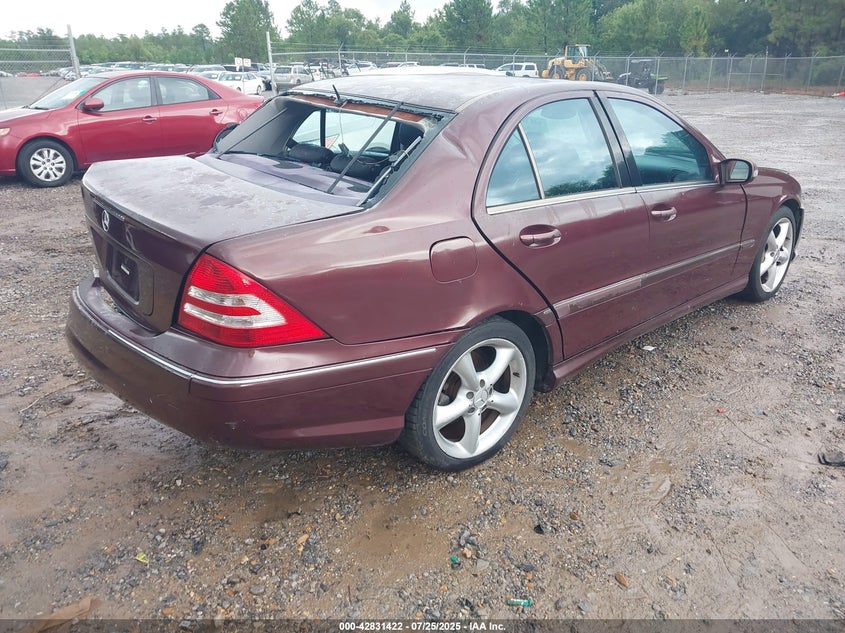 WDBRF52H96A909801 2006 MERCEDES-BENZ C-KLASSE photo no. 4