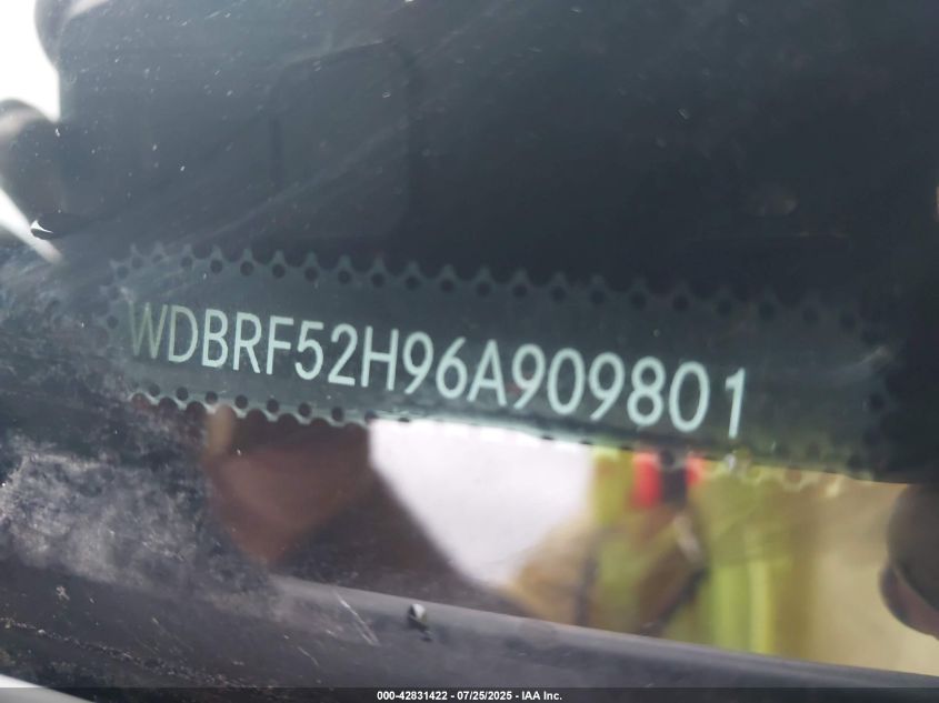 2006 Mercedes-Benz C 230 Sport VIN: WDBRF52H96A909801 Lot: 42831422