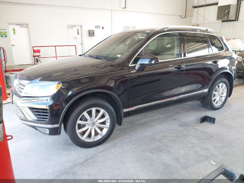2016 VOLKSWAGEN TOUAREG VR6 SPORT - WVGEF9BPXGD006700