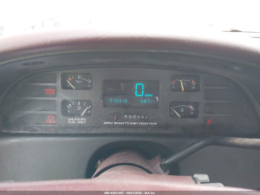 1995 Chevrolet Caprice Classic VIN: 1G1BL52WXSR137372 Lot: 42831487