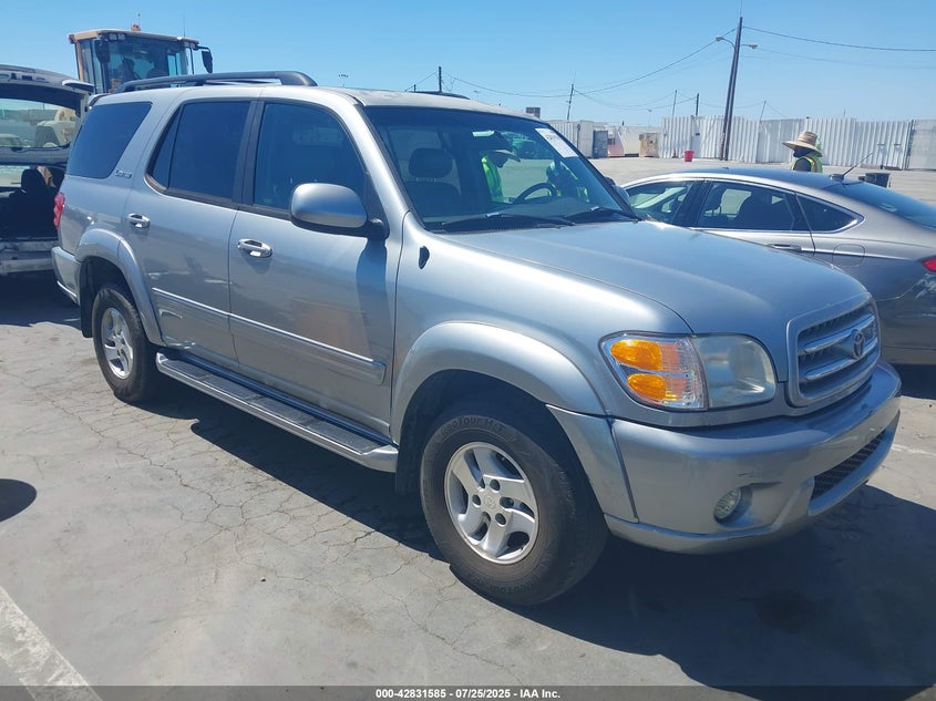 5TDZT38A72S131990 2002 Toyota Sequoia Limited V8 auction photo 1