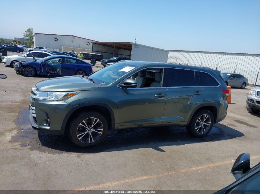 2018 Toyota Highlander Le VIN: 5TDZARFH1JS035487 Lot: 42831693