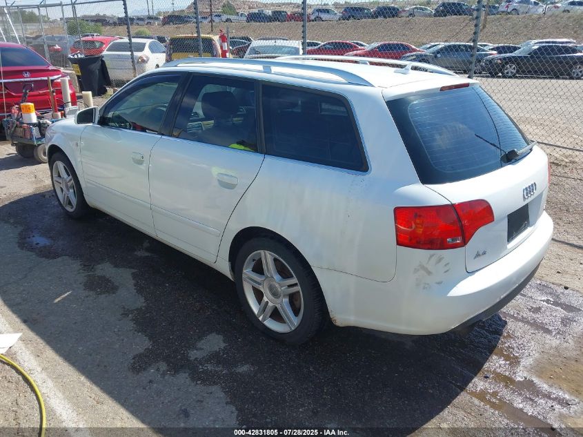 2007 Audi A4 2.0T Avant VIN: WAUKF78E47A103536 Lot: 42831805