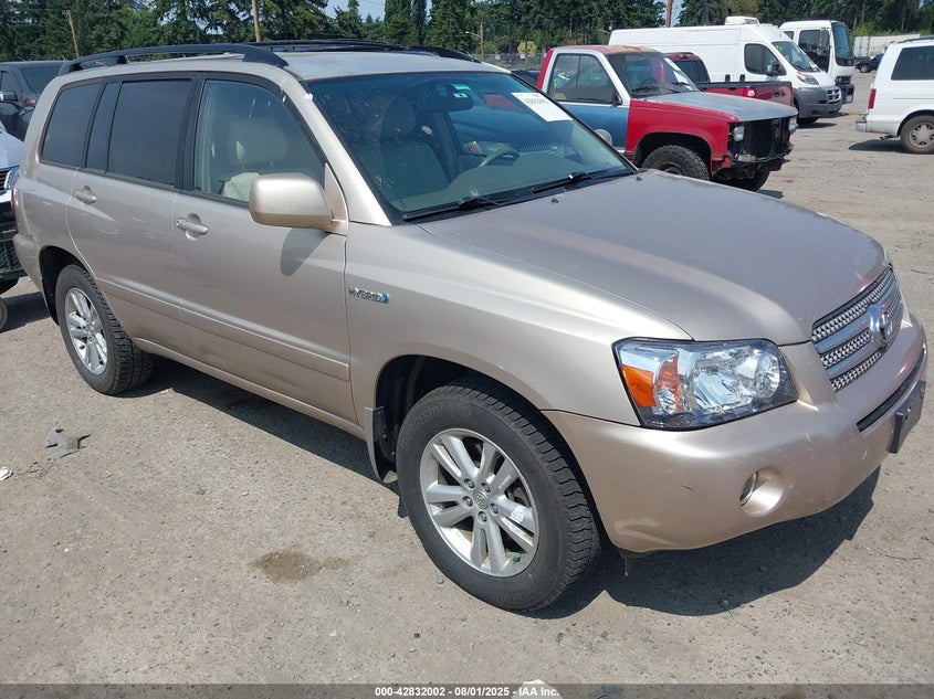 JTEEW21A760026171 2006 Toyota Highlander Hybrid V6 auction photo 1
