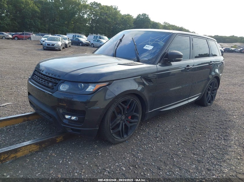 Vin: salwr2ef3ga112376, lot: 43325875, land rover range rover sport 5.0l v8 supercharged/5.0l v8 supercharged dynamic 20162