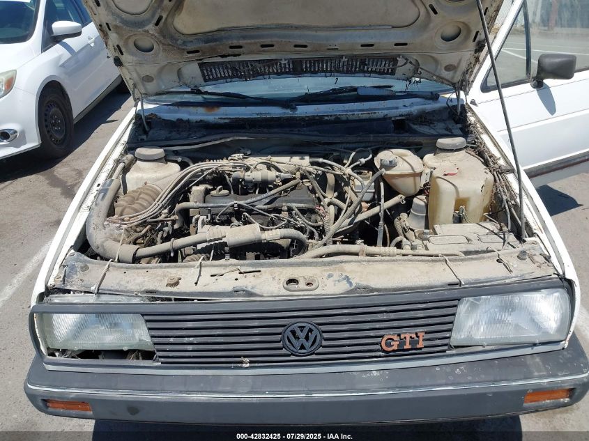 1986 Volkswagen Gti VIN: 1VWDB0177GV059080 Lot: 42832425