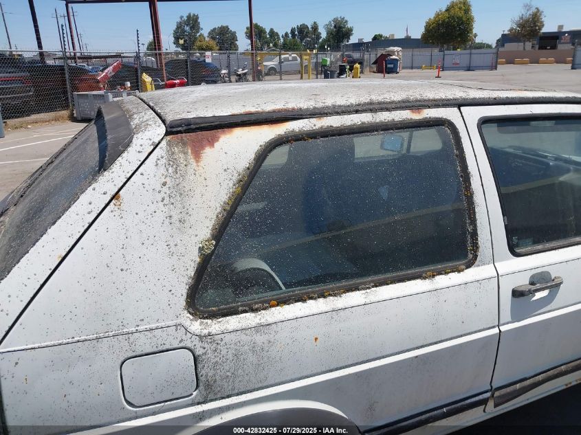 1986 Volkswagen Gti VIN: 1VWDB0177GV059080 Lot: 42832425