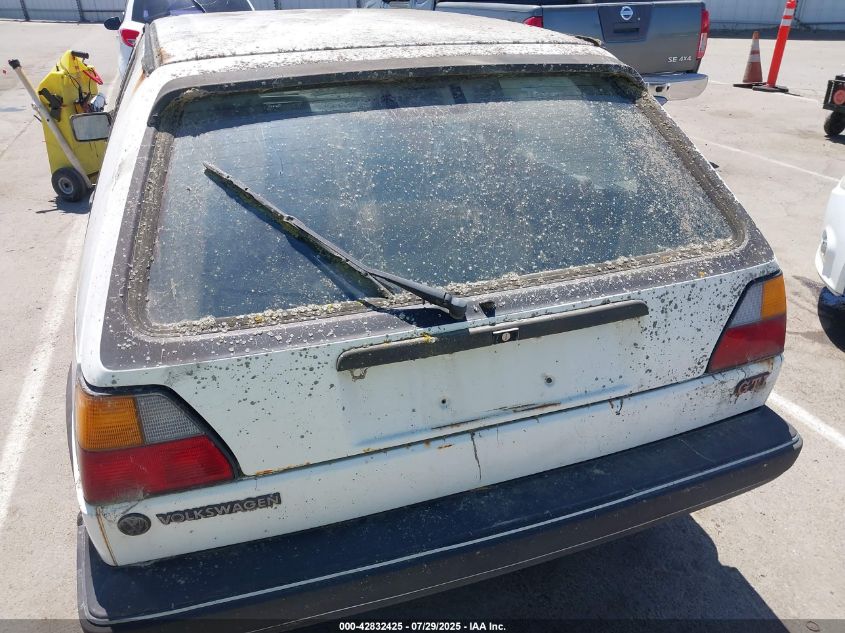 1986 Volkswagen Gti VIN: 1VWDB0177GV059080 Lot: 42832425