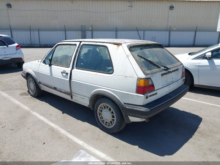 1986 Volkswagen Gti VIN: 1VWDB0177GV059080 Lot: 42832425