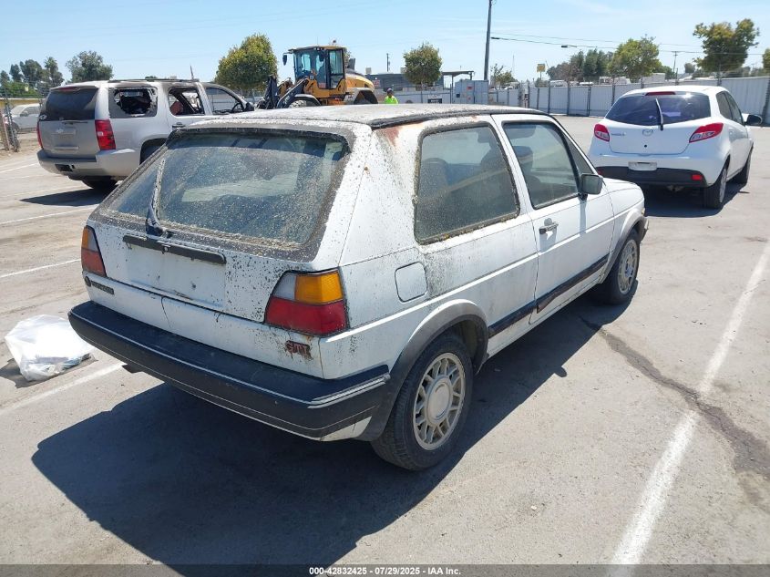 1986 Volkswagen Gti VIN: 1VWDB0177GV059080 Lot: 42832425