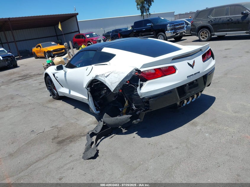 Vin: 1g1ym2d79g5117981, lot: 43325980, chevrolet corvette stingray z51 20163