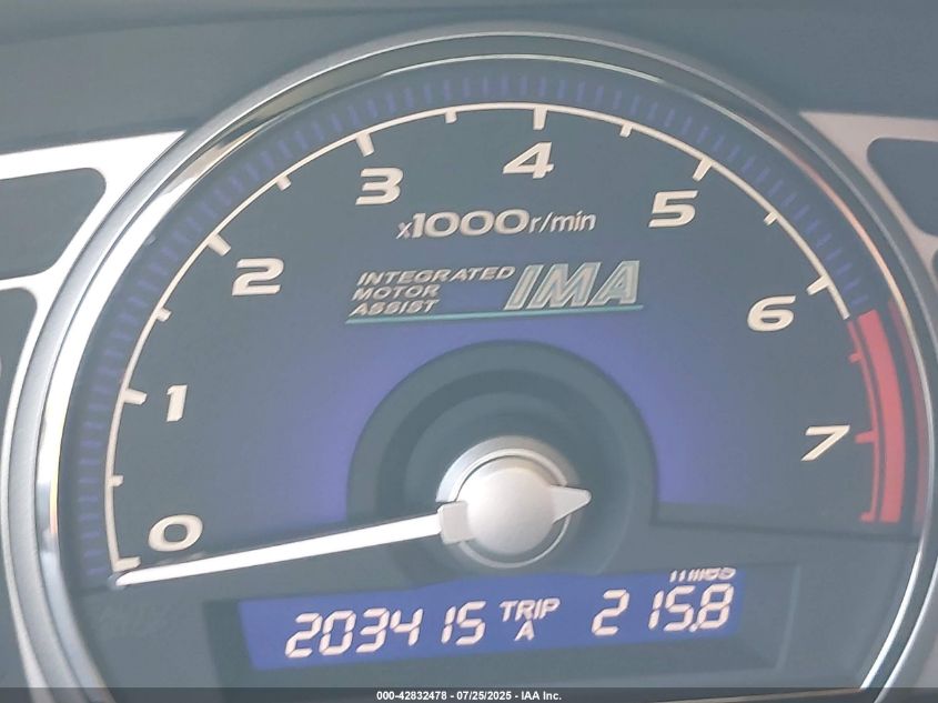 2008 Honda Civic Hybrid VIN: JHMFA362X8S005335 Lot: 42832478