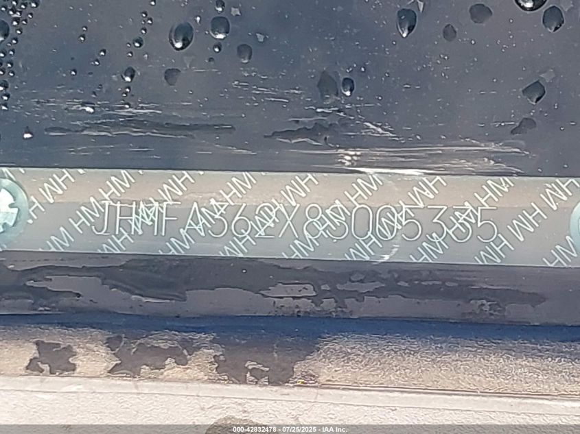 2008 Honda Civic Hybrid VIN: JHMFA362X8S005335 Lot: 42832478