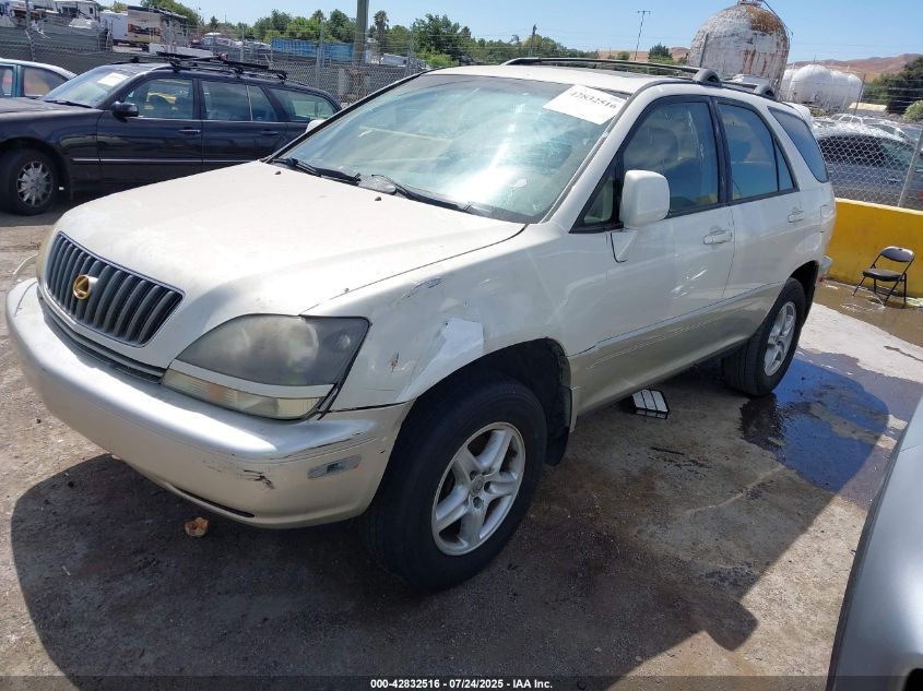 2000 Lexus Rx 300 VIN: JT6HF10U6Y0153382 Lot: 42832516