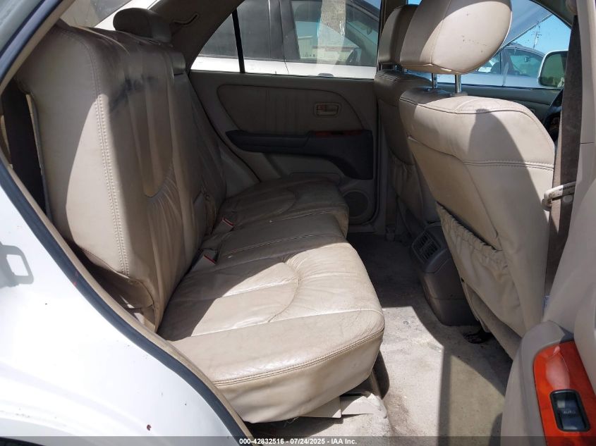 2000 Lexus Rx 300 VIN: JT6HF10U6Y0153382 Lot: 42832516