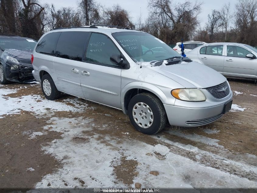 2003 Chrysler Town & Country Lx silver van flexible 2C4GP44333R323619 photo #1