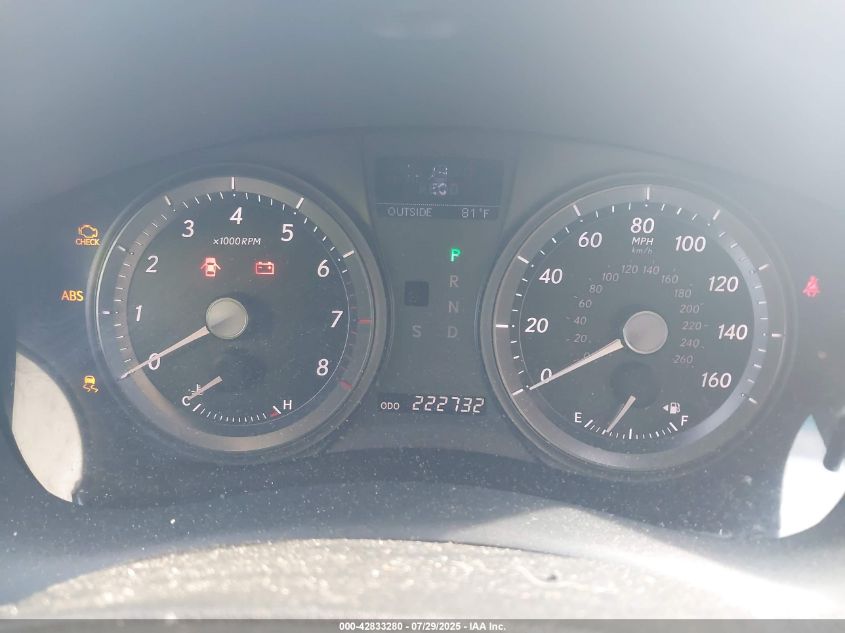 2007 Lexus Es 350 VIN: JTHBJ46G072105927 Lot: 42833280